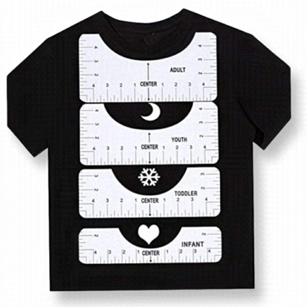 Tshirt Ruler Guide for HTV Vinyl Heat Transfer Vinyl Sublimation